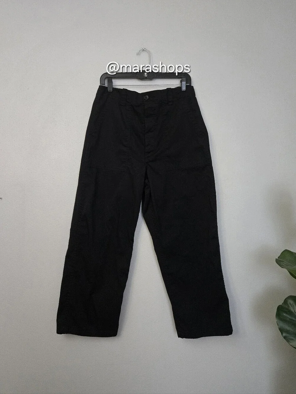 ALC Brayden Cotton Twill Pant Black